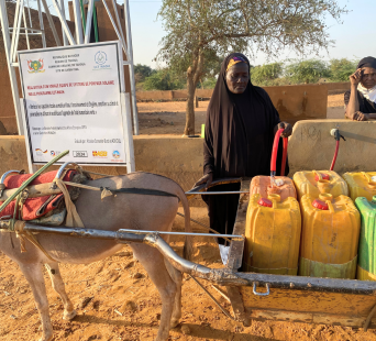 08_Mariama at the Garin Issa borehole in February 2025